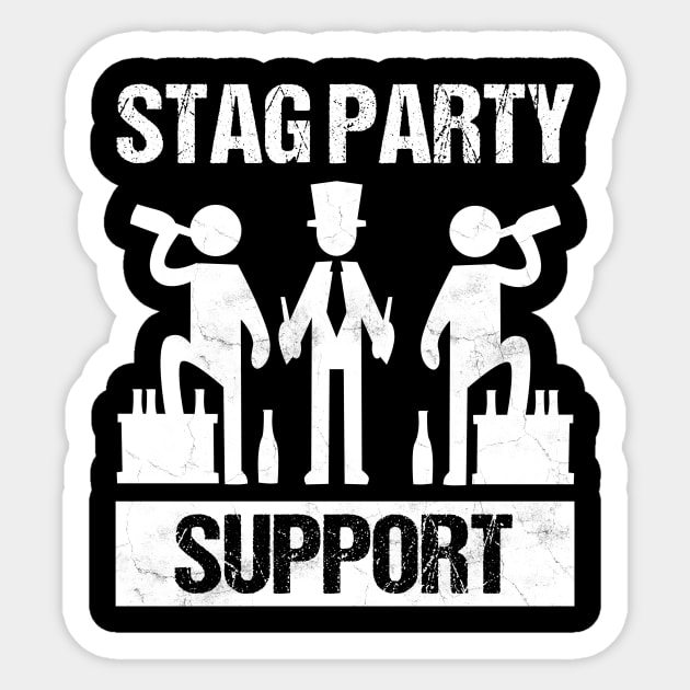 Stag Night Support Sticker by Imutobi